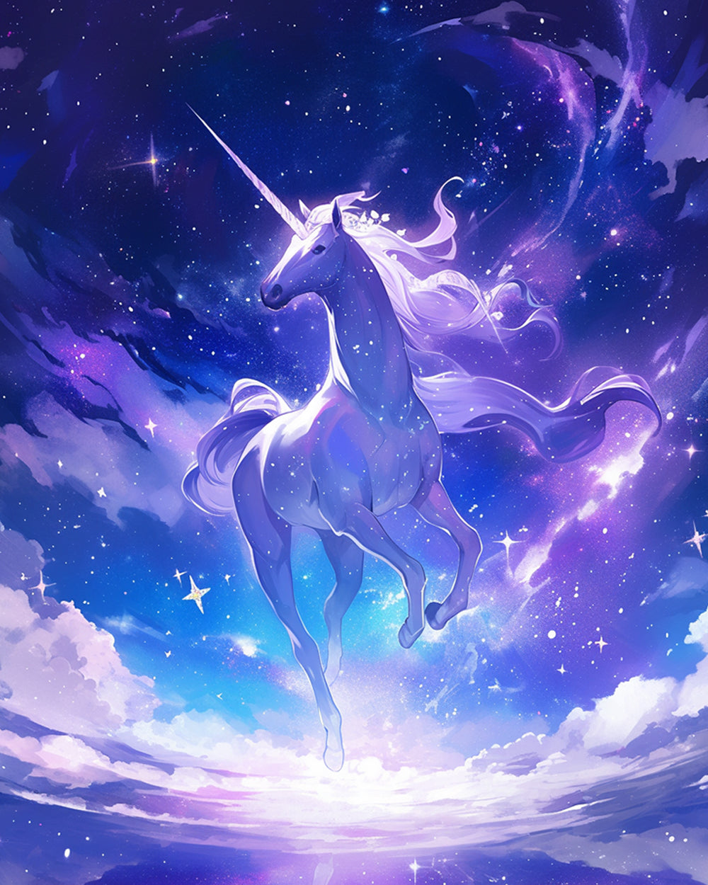 5D Diamond Painting Einhorn Tischdeko | DIY Set Für Anfänger, Erwachsene & Kinder