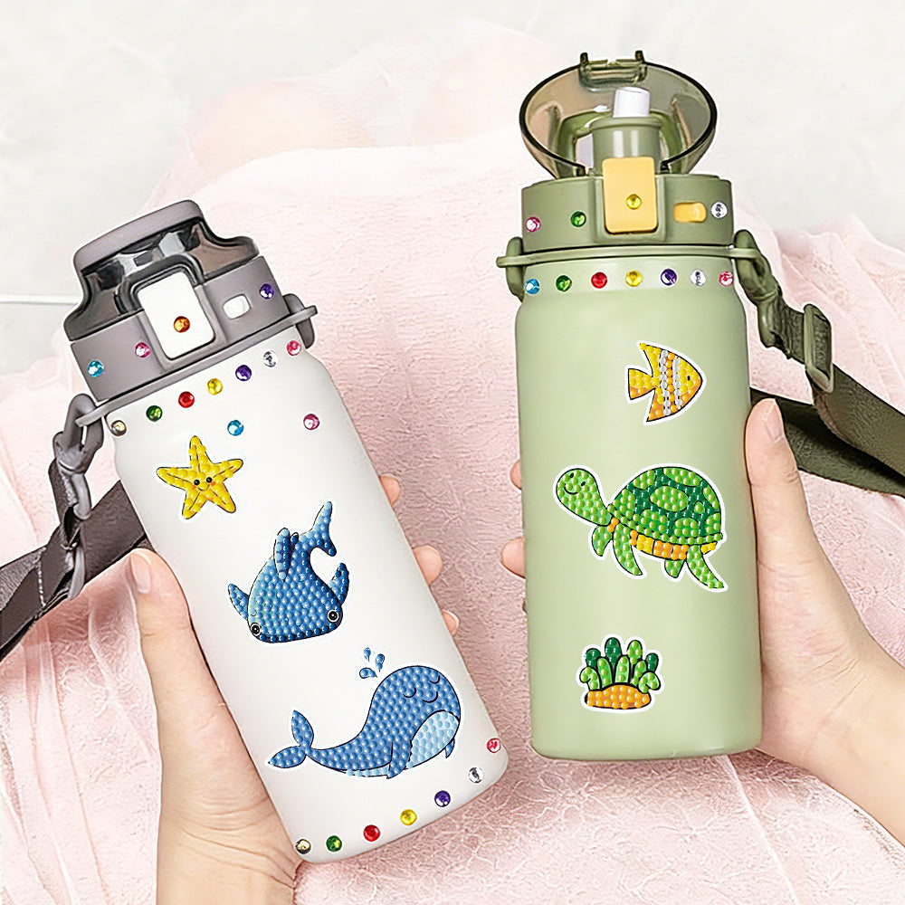 19 Stück Reichhaltige Meeresfauna Diamond Painting Abziehbilder