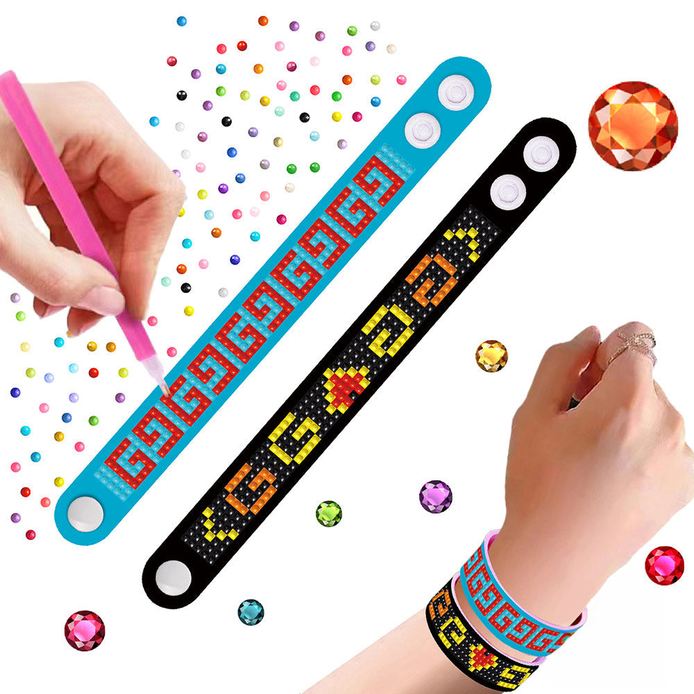 2 Stück Ethnische geometrische Muster Diamond Painting Armband