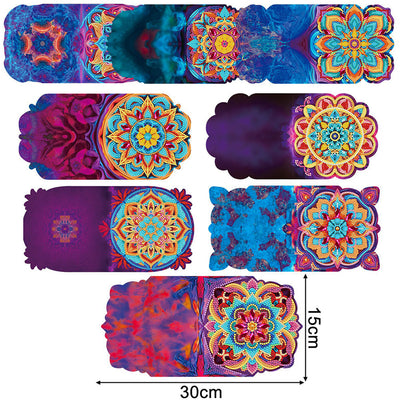 Schöne Mandala Grußkarten | 8 Stück