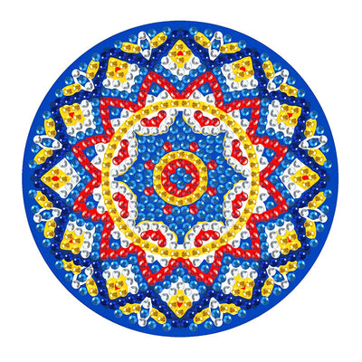 Mandala (mit Licht) Diamond Painting Untersetzer 1/4Pcs