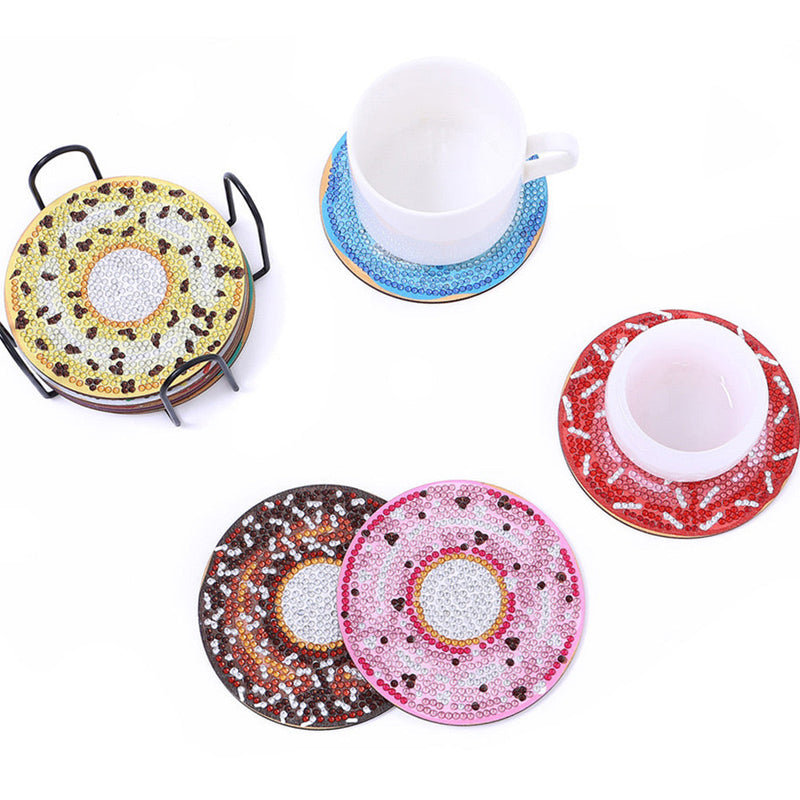 Donuts Diamond Painting Untersetzer 10Pcs