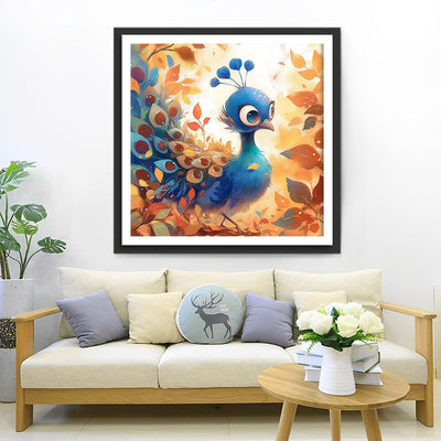 Niedlicher Baby-Pfau Diamond Painting