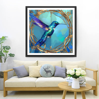 Fliegender Blauer Vogel Diamond Painting