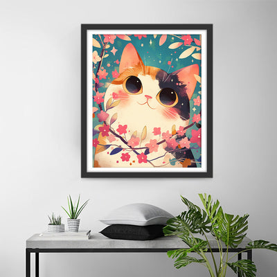 Niedliche Cartoon Katze Diamond Painting