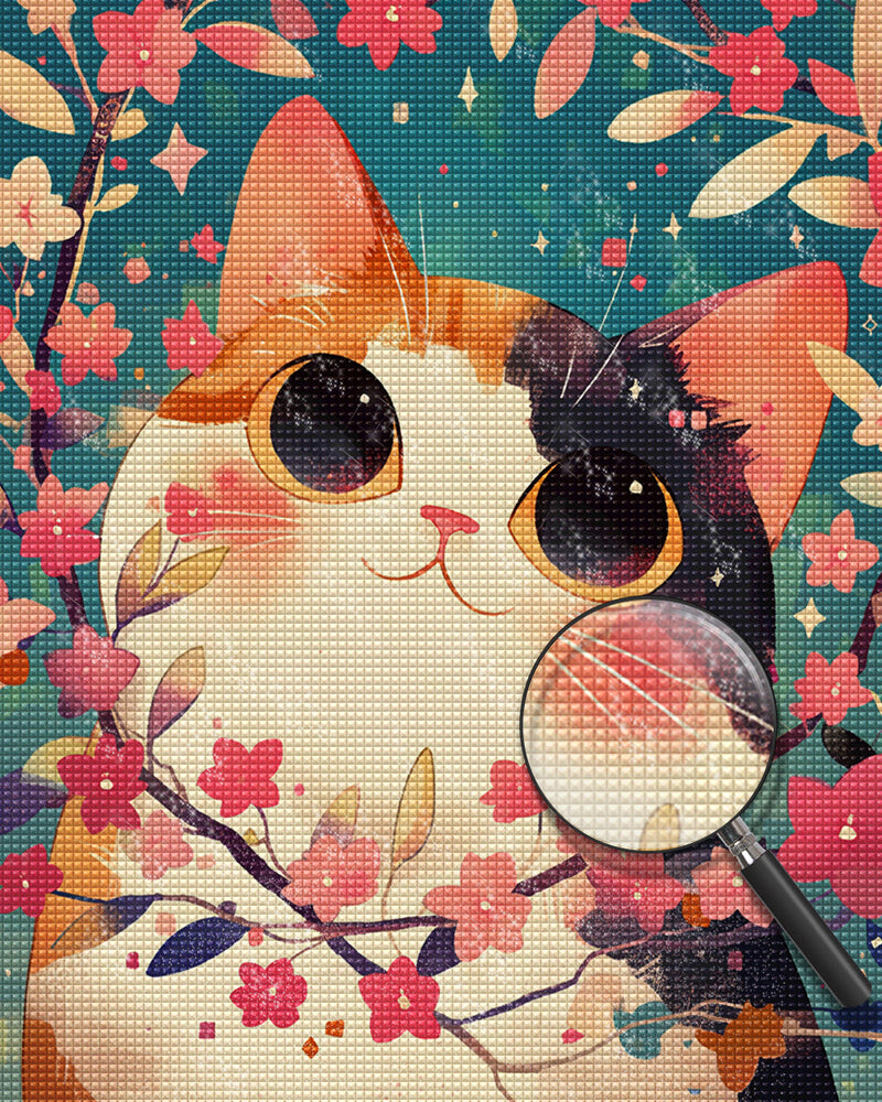 Niedliche Cartoon Katze Diamond Painting