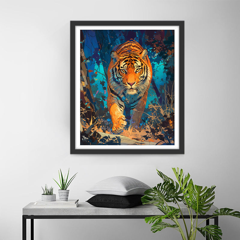 Tiger im Dschungel Diamond Painting