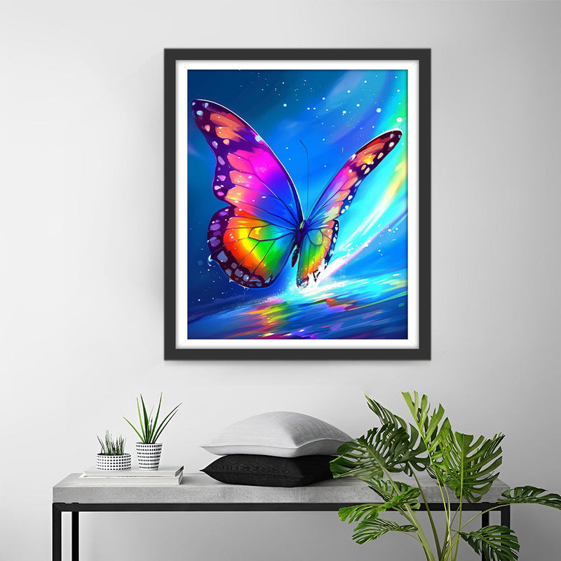 Schmetterling und Schöne Aurora Diamond Painting