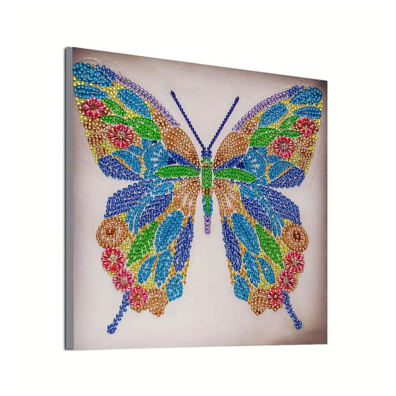 Ein Farbenfroher Schmetterling Sonderform Diamond Painting