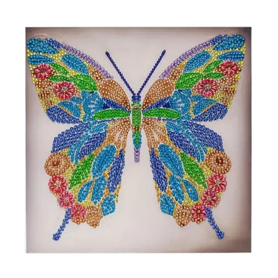 Ein Farbenfroher Schmetterling Sonderform Diamond Painting