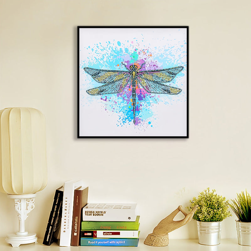 Eine Bunte Libelle Sonderform Diamond Painting