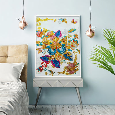 Herbst Brillant Schmetterling Sonderform Diamond Painting