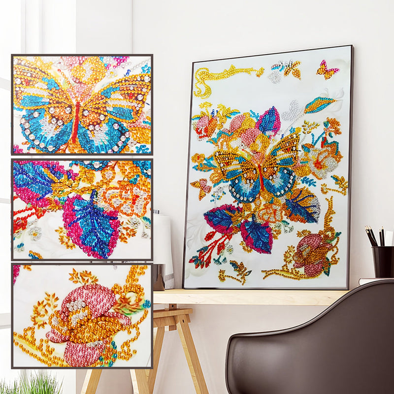 Herbst Brillant Schmetterling Sonderform Diamond Painting