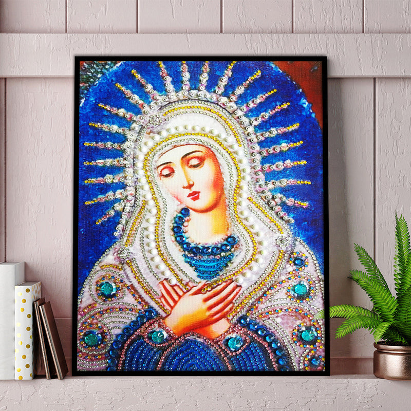 Unsere Liebe Frau des Lichts Sonderform Diamond Painting