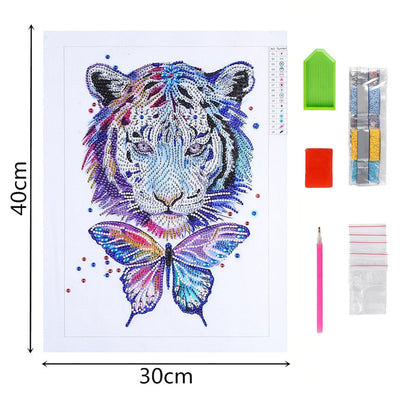 Schmetterling Tiger Sonderform Diamond Painting