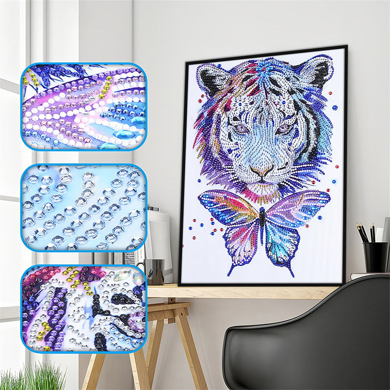 Schmetterling Tiger Sonderform Diamond Painting