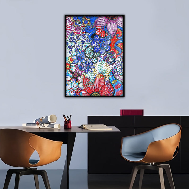 Verschiedene Blumen Sonderform Diamond Painting