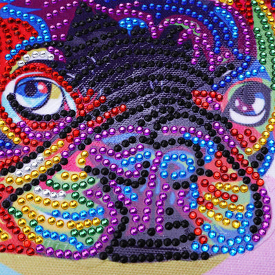 Französische Bulldogge Sonderform Diamond Painting