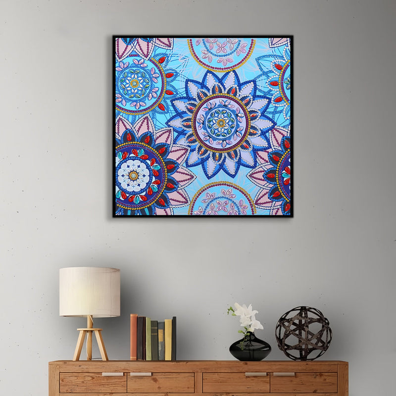 Verschiedene Manndala Blumen Sonderform Diamond Painting