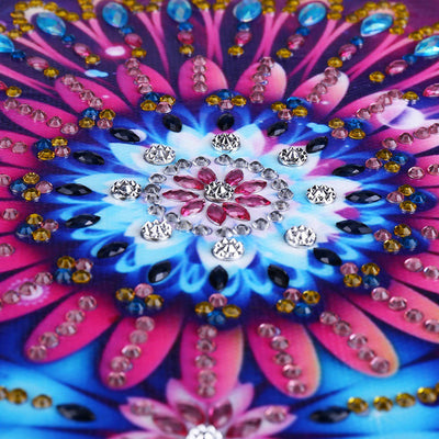 Gänseblümchen Mandala Sonderform Diamond Painting