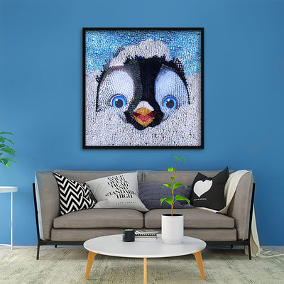 Niedlicher Pinguin Sonderform Diamond Painting