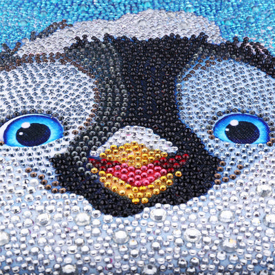 Niedlicher Pinguin Sonderform Diamond Painting