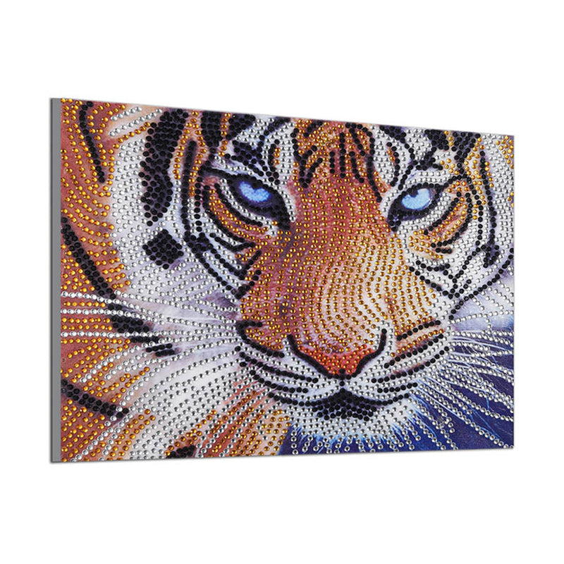 Der Blick des Tigers Sonderform Diamond Painting