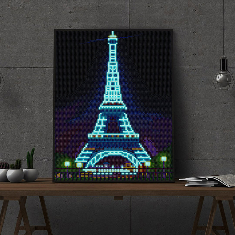 Eiffel Tower Leuchtend Kristall Strass Diamond Painting