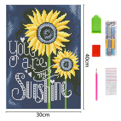 You are Sunshine Leuchtend Kristall Strass Diamond Painting