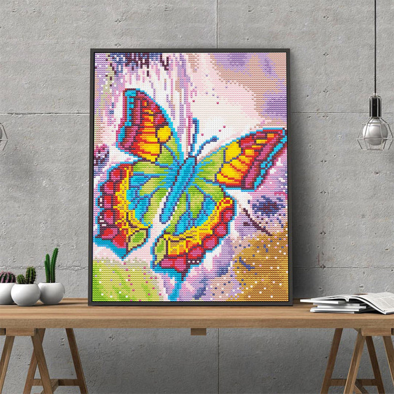 Schöner Schmetterling Leuchtend Kristall Strass Diamond Painting