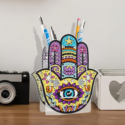 Hamsa-Hand Diamond Painting Stifthalter