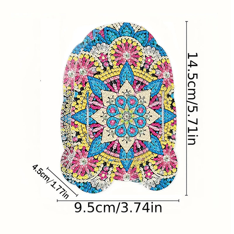 Buntes Mandala-Muster Diamond Painting Stifthalter