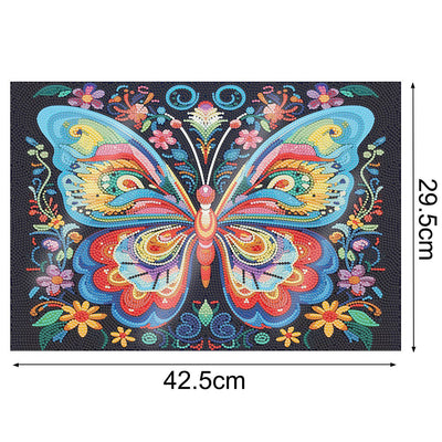 Bunter Schmetterling Tischset für Wohndekoration Diamond Painting