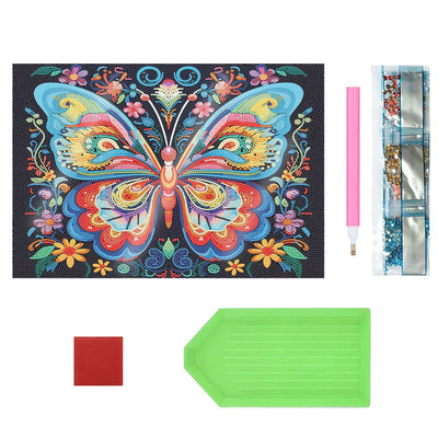 Bunter Schmetterling Tischset für Wohndekoration Diamond Painting