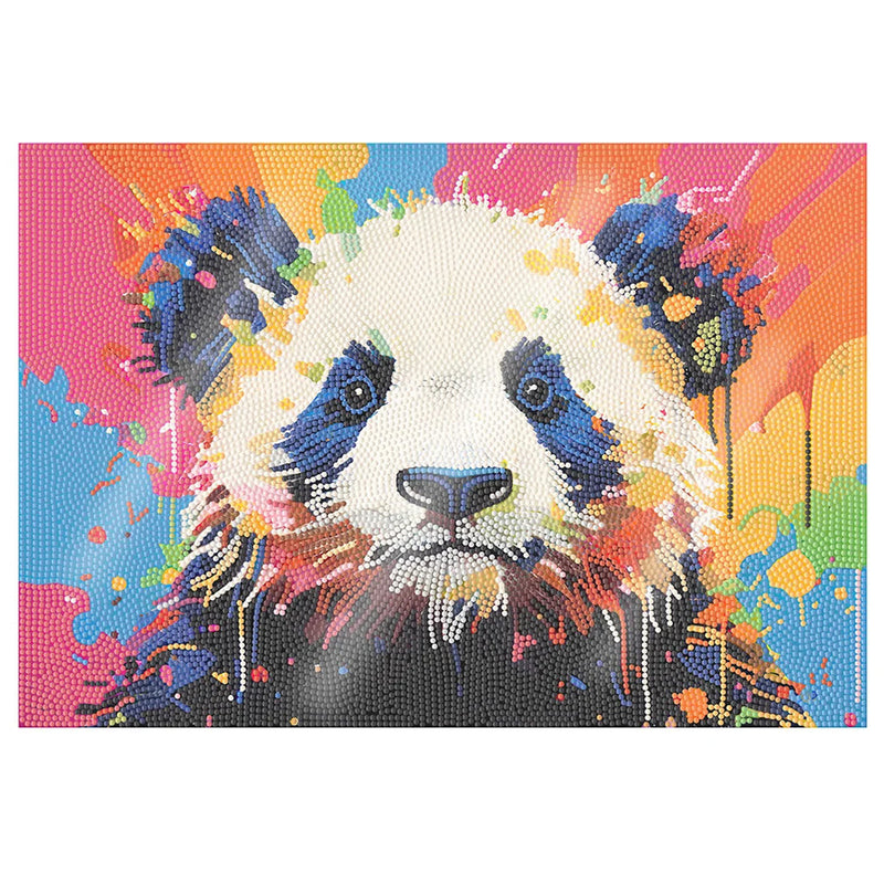 Bunter Panda Tischset für Wohndekoration Diamond Painting