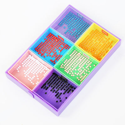 🔥NEU🔥Multifunktionales 6-fach-Diamantsortierfach mit Stiftsets