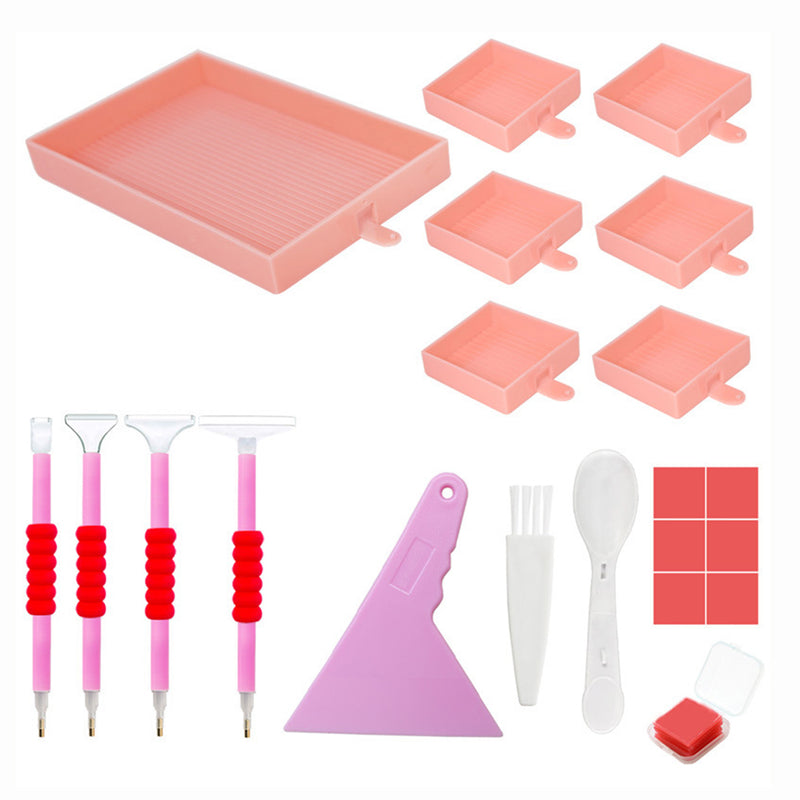 🔥NEU🔥Multifunktionales 6-fach-Diamantsortierfach mit Stiftsets