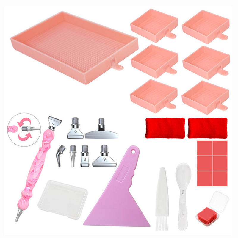 🔥NEU🔥Multifunktionales 6-fach-Diamantsortierfach mit Stiftsets