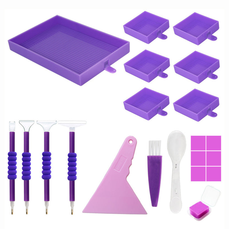 🔥NEU🔥Multifunktionales 6-fach-Diamantsortierfach mit Stiftsets