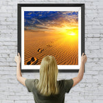 Abendsonne in der Wüste Diamond Painting