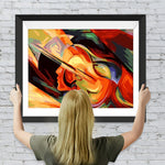 Abstrakt Frau Violine Diamond Painting