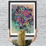 Abstrakte Chrysantheme Diamond Painting