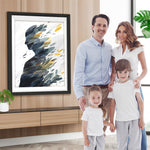 Abstrakte Frau aus Blättern Diamond Painting