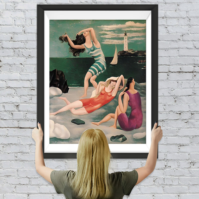 Abstrakte Frauen am Meer Diamond Painting