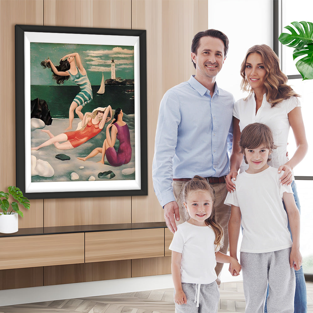 Abstrakte Frauen am Meer Diamond Painting