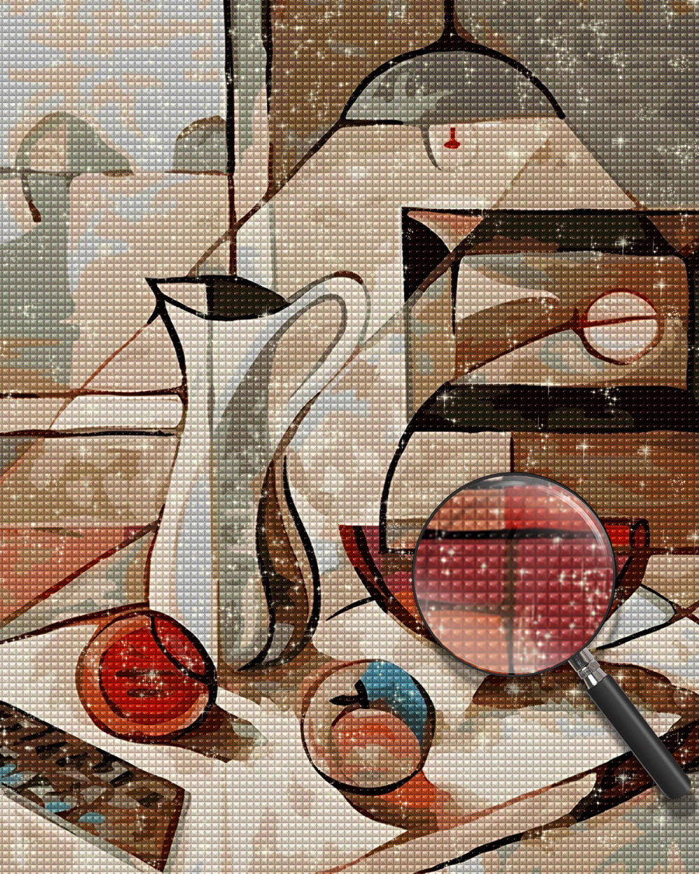 Abstrakte Geometrie Diamond Painting