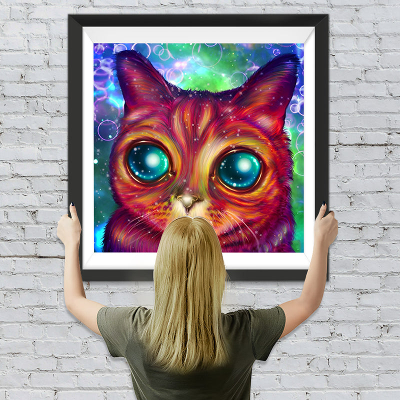 Abstrakte Katze Diamond Painting