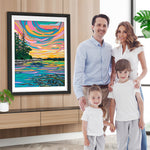 Abstrakte Malerei, Kimberly Thompson Diamond Painting