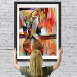 Abstrakte modische sexy Frau Diamond Painting