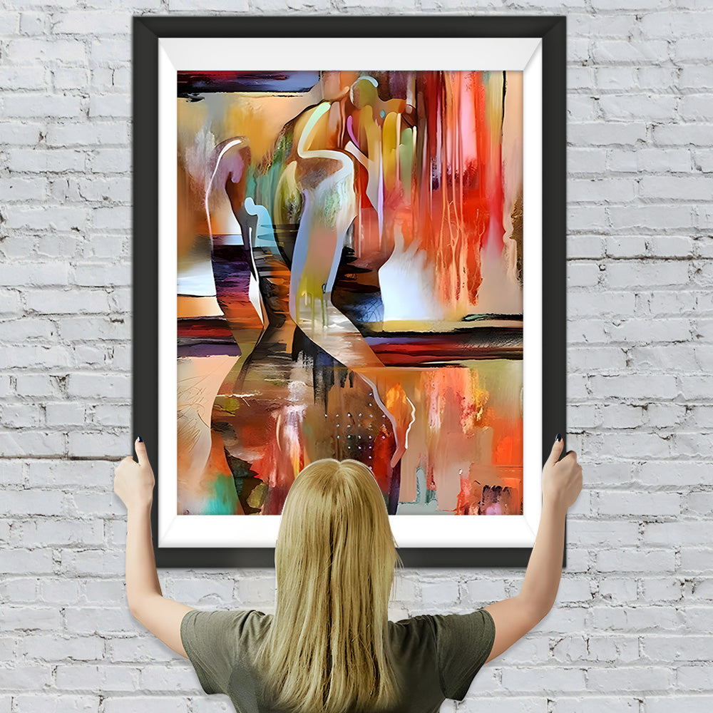 Abstrakte modische sexy Frau Diamond Painting